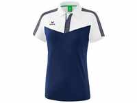 ERIMA Fußball - Teamsport Textil - Poloshirts, white/new navy/slate grey, 34
