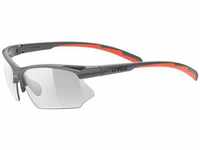 UVEX Sportbrille Sportstyle 802, grey mat, -