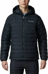 Columbia WO1151, COLUMBIA Herren Jacke Powder Lite Hooded Jacket Schwarz male