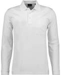 RAGMAN Herren Langarm-Poloshirt - Soft Knit Polo Knopf Langarm, Baumwollmischung,