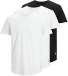 JACK AND JONES JACK&JONES Herren T-Shirt, 3er Pack - JJENOA TEE 3PK, Kurzarm,