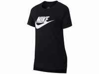 NIKE Kinder T-Shirt Sportswear, BLACK/WHITE, L