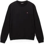 NAPAPIJRI Herren Sweatshirt - BALIS CREW 1, Small Flag, Rundhals, Regular Fit, warm