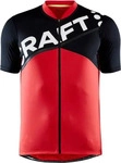 Craft 1910528, CRAFT Herren Radtrikot CORE ENDUR LOGO JERSEY M BRIGHT RED/BLACK male