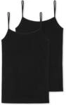 SCHIESSER Damen Spaghettitop, 2er Pack - Single Jersey, Serie 95/5, uni