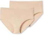 SCHIESSER Damen Slip 2er Pack - Midi-Slip, Cotton Stretch, uni