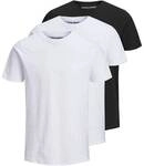 JACK AND JONES JACK&JONES Herren T-Shirt, 3er Pack - JJEORGANIC BASIC TEE O-NECK,