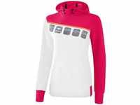 ERIMA Fußball - Teamsport Textil - Sweatshirts 5-C, white/love rose/peach, 44