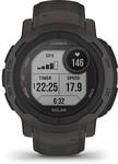 GARMIN Instinct&reg;&nbsp;2 Solar Schiefergrau mit Silikon-Wechselarmband 22 mm