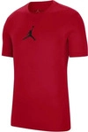 Nike CW5190, NIKE Herren Shirt JUMPMAN DF SS CREW GYM RED/BLACK male