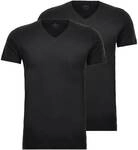 RAGMAN Herren T-Shirt, 2er Pack - Body Fit V-Neck, Natural Flex Cotton, Baumwolle
