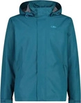 CMP 39X7367, CMP Herren Regenjacke MAN JACKET SNAPS HOOD Blau male