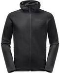 JACK WOLFSKIN Herren Unterjacke BAISELBERG HOODED FZ M