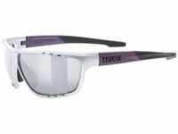 UVEX Sonnenbrille Sportstyle 224 CV, silver plum mat, -