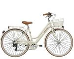 ADRIATICA Cityfahrrad 28 Zoll RETRO Lady beige inkl. Korb