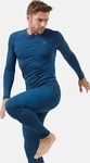 Odlo 196192, ODLO Herren Unterhemd BL TOP Crew neck l/s PERFORMAN Blau male