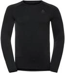 ODLO Herren Unterhemd BL TOP Crew neck l/s PERFORMAN