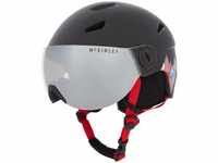 McKINLEY Kinder Ski-Helm Pulse S2 Visor HS, BLACK/RED, XS