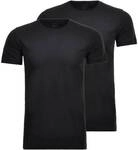 RAGMAN Herren T-Shirt, 2er Pack - Body Fit Rundhals, Natural Flex Cotton, Baumwolle