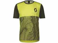 Scott 403240, SCOTT Herren Hemd SCO Shirt M's Trail Vertic SS Gelb male, Bekleidung