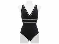 OLYMPIA Damen Badeanzug Badeanzug, Größe 38C in schwarz/natur
