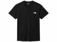 THE NORTH FACE M REAXION RED BOX TEE, TNF Black-TNF White, S