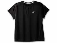 Brooks 221613, BROOKS Damen T-Shirt Sprint Free Short Sleeve 2.0 Schwarz female,
