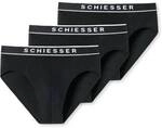 SCHIESSER Herren Slips, 3er Pack - "95/5", Rio Briefs, Logo-Bund, Stretch Baumwolle