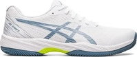 ASICS 1041A358, ASICS Herren Tennisoutdoorschuhe GEL-GAME 9 CLAY/OC WHITE/STEEL BLUE