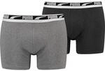 PUMA Herren Unterhose MEN MULTI LOGO BOXER 2P
