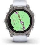 GARMIN EPIX&trade; PRO (GEN 2) - SAPPHIRE EDITION 47MM Steinweiss/Titanium Titan mit