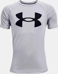 Under Armour 1363283, UNDER ARMOUR Jungen Kurzarm Tech Big Logo SS Grau male