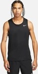 Nike DV9321, NIKE Herren T-Shirt M NK DF MILER TANK BLACK/REFLECTIVE SILV male