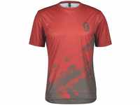 Scott 289419, SCOTT Herren Shirt SCO Shirt M's Trail Vertic SS Rot male, Bekleidung