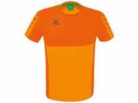 ERIMA Herren Six Wings T-Shirt, Größe 116 in new orange/orange