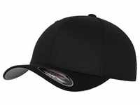 Flexfit Baseball Cap Wooly Combed schwarz/grau, Größe L/XL