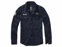 Brandit Luis Vintage Shirt with Badges navy, Größe S