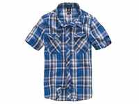 Brandit Roadstar Shirt Hemd kurzarm blau, Größe M