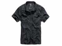 Brandit Roadstar Shirt Hemd kurzarm schwarz/blau, Größe L