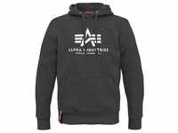 Alpha Industries Basic Hoody Kapuzen Pullover schwarz, Größe S