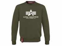 Alpha Industries Basic Sweater dark oliv, Größe S
