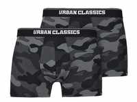 Urban Classics Camo Boxer Shorts 2er Pack darkcamo, Größe M