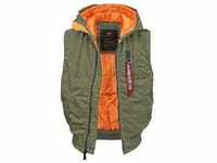 Alpha Industries Hooded MA-1 Vest (Sale) sage green, Größe L