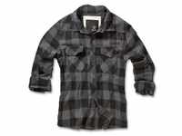Brandit Check Shirt Flanell Hemd schwarz/grau, Größe XL