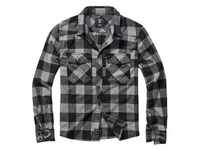 Brandit Check Shirt Flanell Hemd schwarz/charcoal, Größe S