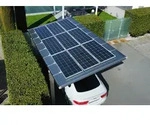 Ximax Solar-Carport Linea Typ 80 Sonderl&auml;nge 555,8 x 272,6 cm Edelstahl-Look