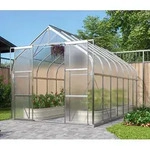 Vitavia Gew&auml;chshaus Dione 11500 4mm HKP inkl. 4 Dachfenster und Stahlfundament,