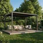Ximax Aluminium Pergola Shade elektrisch Beschattungssystem mit Lamellendach 300 x