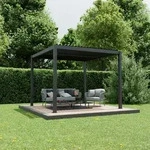 Ximax Aluminium Pergola Shade elektrisch Beschattungssystem mit Lamellendach...