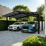 Ximax Carport Linea Typ 60 M-Ausf&uuml;hrung 495,4 x 546,6 cm 75 kg/qm Schwarz